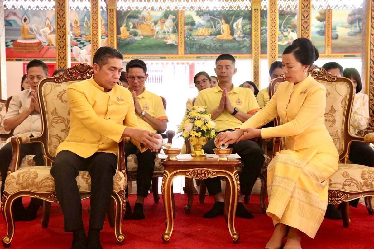 จังหวัดภูเก็ต จัดพิธีเจริญพระพุทธมนต์เฉลิมพระเกียรติ ถวายพระพรชัยมงคลแด่พระบาทสมเด็จพระเจ้าอยู่หัว และพระบรมวงศานุวงศ์ทุกพระองค์ ประจำปี 2568