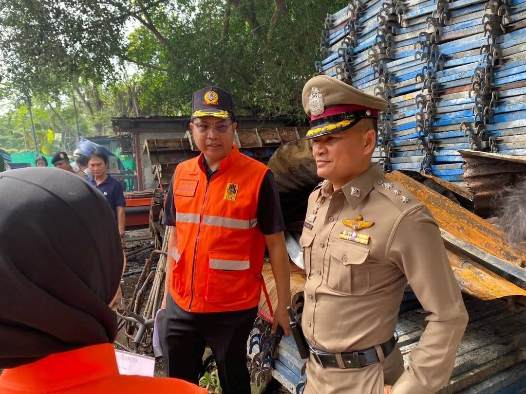 ปภ.ภูเก็ต ลงพื้นที่ตรวจสอบเหตุเพลิงไหม้แคมป์คนงานบางโจ วางแนวทางช่วยเหลือและฟื้นฟูผู้ได้รับผลกระทบ
