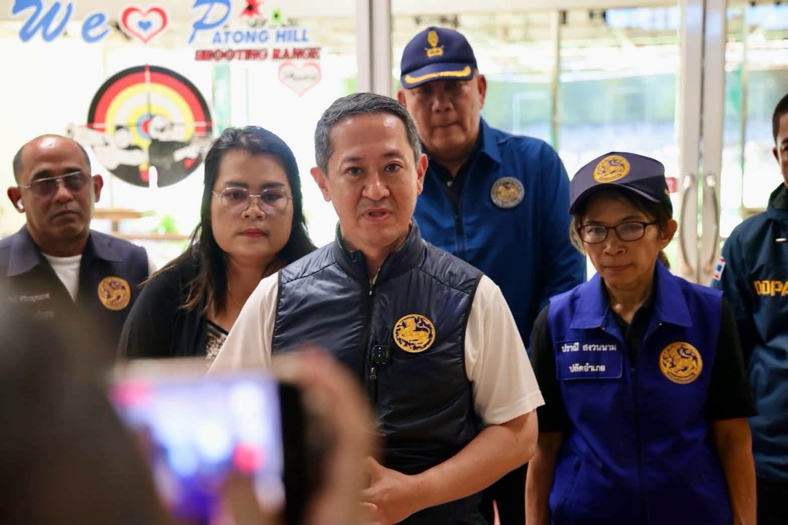 ภูเก็ตตรวจเข้มสนามยิงปืนกะทู้&ndash;ป่าตอง ตรวจการใช้อาคาร&ndash;การดัดแปลง ประเมินความปลอดภัย ป้องกันความเสี่ยงต่อนักท่องเที่ยวและประชาชน
